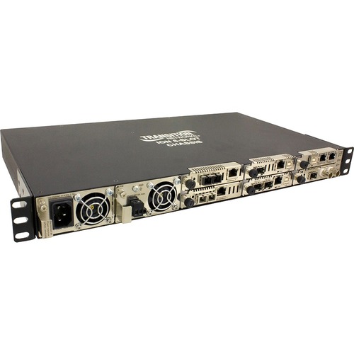 Transition Networks 6-Slot Chassis for ION Slide-in Modules - Manageable - 2 Layer Supported - Modular - 10 W Power Consumption - 1U High - Rack-mountable - Lifetime Limited Warranty