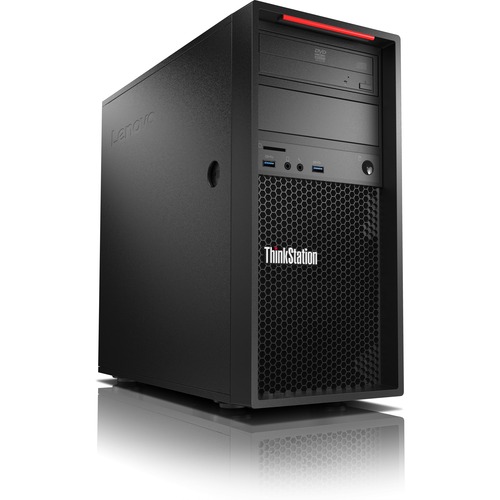 Lenovo ThinkStation P320 30BH002AUS Workstation - 1 x Intel Core i5 6th Gen i5-6500 - 8 GB - 1 TB HDD - Tower - Raven Black - Windows 10 Pro 64-bit - Intel HD Graphics 530 Graphics - DVD-Writer - Serial ATA/600 Controller - English Keyboard - Gigabit Ethe
