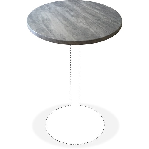 Holland Bar Stools Utility Table Top - Round Top - 36" Table Top Diameter - Graystone - 2 / Carton