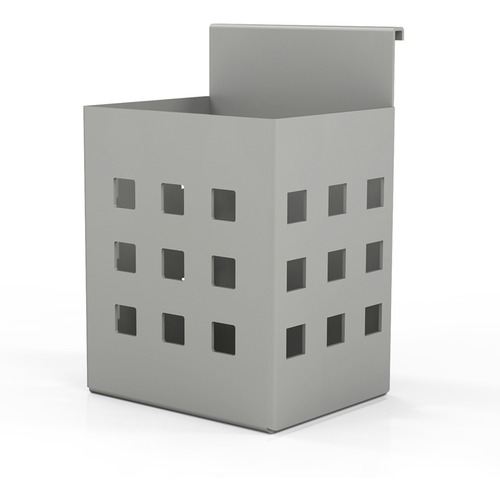 Mayline Pen/Pencil Holder - 1 - Silver