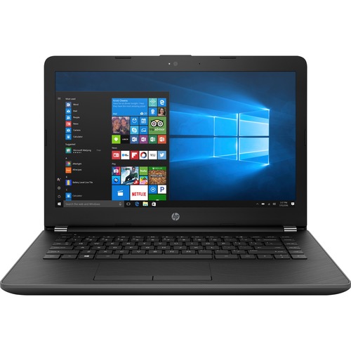 HP 14-bw000 14-bw065nr 14" Notebook - AMD E-Series 7th Gen E2-9000e - 4 GB - 32 GB Flash Memory - 1366 x 768 - Windows 10 Home - AMD Radeon R2 Graphics - BrightView - Front Camera/Webcam - IEEE 802.11b/g/n/ac Wireless LAN Standard
