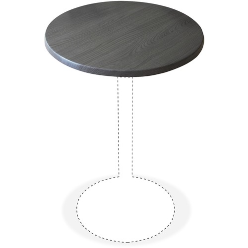 Holland Bar Stools Utility Table Top - Charcoal Round Top x 30" Table Top Diameter - 2 / Carton