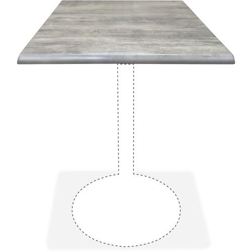 Holland Bar Stools Utility Table Top - Graystone Square Top - 30" Table Top Length x 30" Table Top Width - 2 / Carton