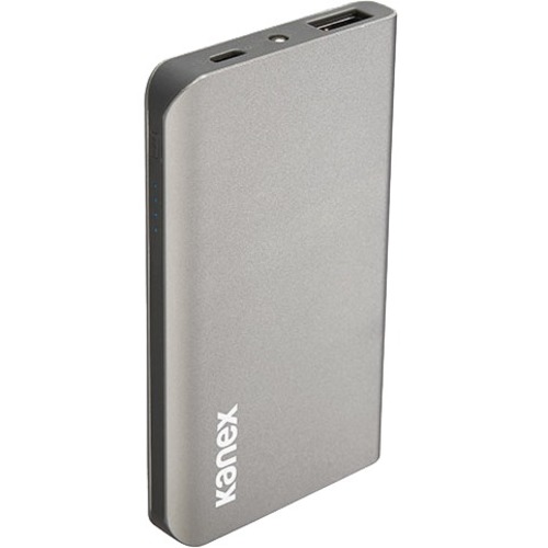Kanex GoPower Pocket - Universal Portable Power - For Smartphone, Digital Camera, e-book Reader, Fitness Tracker, USB Device, iPhone 7 - Lithium Ion (Li-Ion) - 3000 mAh - 1 A - 5 V DC Output - 5 V Input