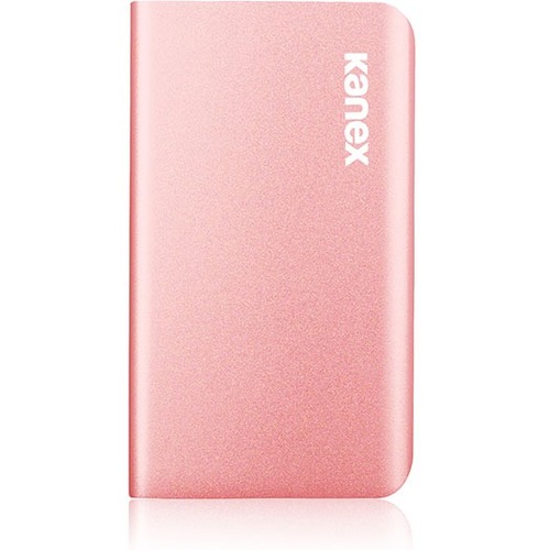 Kanex GoPower Pocket - Universal Portable Power - For Smartphone, Digital Camera, e-book Reader, Fitness Tracker, USB Device, iPhone 7 - Lithium Ion (Li-Ion) - 3000 mAh - 1 A - 5 V DC Output - 5 V Input - Rose Gold
