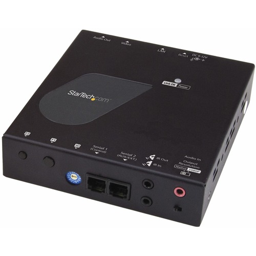 StarTech.com 4K HDMI over IP Receiver for ST12MHDLAN4K - Video Over IP Extender with Support for Video Wall - 4K - Use this 4K receiver with your HDMI extender over IP kit (ST12MHDLAN4K) to scale the extender to additional displays for your video wall or 