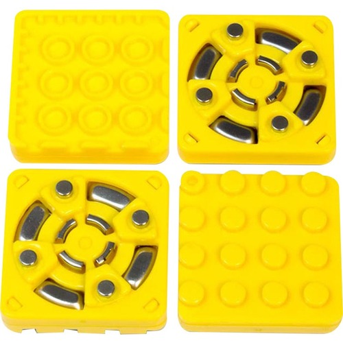 Modular Robotics Cubelets Brick Adapter 4-Pack - Accessory For Learning Toy - 4 - Yellow