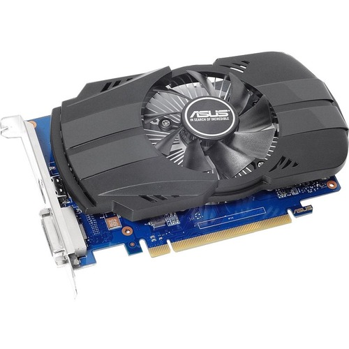 Asus NVIDIA GeForce GT 1030 Graphic Card - 2 GB GDDR5 - 1.28 GHz Core - 1.53 GHz Boost Clock - 64 bit Bus Width - PCI Express 3.0 - HDMI - DVI