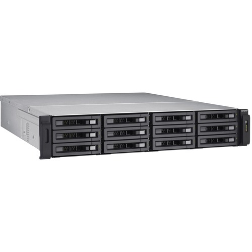 QNAP TES-1885U-D1531-32G SAN/NAS Storage System - Intel Xeon D-1531 Hexa-core (6 Core) 2.20 GHz - 12 x HDD Supported - 18 x SSD Supported - 32 GB RAM DDR4 SDRAM - RAID Supported 0, 1, 5, 6, 10, 50, 60, JBOD - 18 x Total Bays - 6 x 2.5" Bay - 12 x 2.5"/3.5