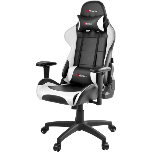 Arozzi Verona V2 Gaming Chair - White - Pleather, Metal, Nylon, Foam - White