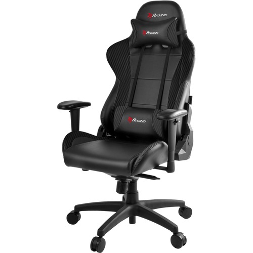 Arozzi Verona PRO V2 Gaming Chair - Carbon Black - Nylon, Metal, Pleather, Foam - Carbon Black