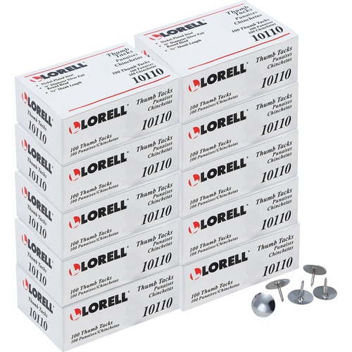 Picture of Lorell 5/16" Steel Thumb Tacks