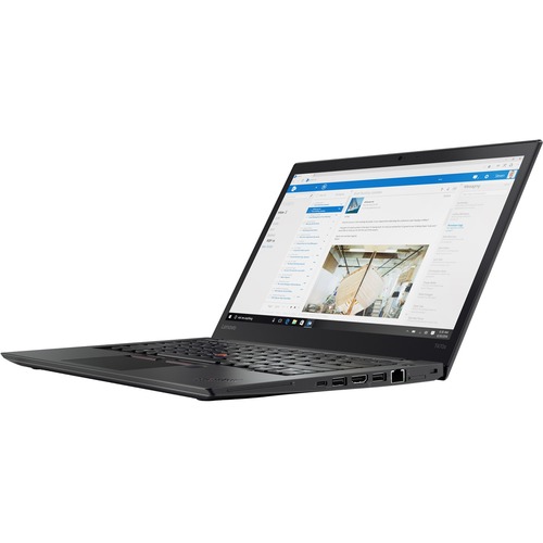 Lenovo ThinkPad T470s 20JTS17500 14" Notebook - Intel Core i5 6th Gen i5-6300U - 8 GB - 256 GB SSD - English (US) Keyboard - Black - 1920 x 1080 - Windows 7 Professional - Intel HD Graphics 520 - In-plane Switching (IPS) Technology - Front Camera/Webcam -