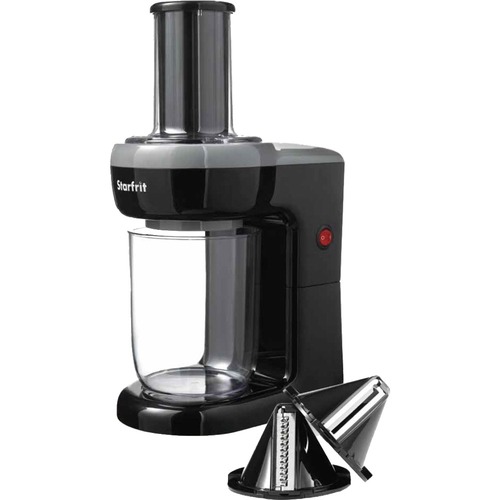 Starfrit Electric Spiralizer - 4 / Case - Black - Stainless Steel