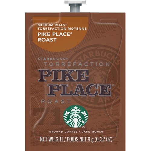 Starbucks Starbucks Pike Place Roast Coffee - Medium - 0.3 oz - 80 / Carton