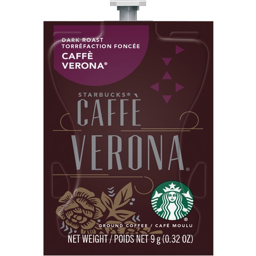 Starbucks Starbucks Caffe Verona Coffee - 0.3 oz - 80 / Carton
