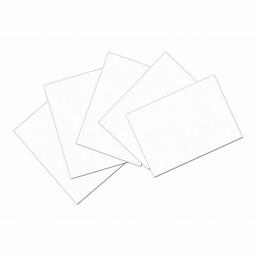 Pacon Unruled Index Cards - Plain - Unruled - Index Card - 4" x 6" - White Paper - Sturdy - 100 / Pack