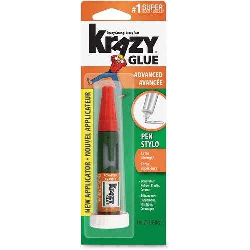 Krazy Glue Glue Advanced Pen - 4 mL - 1 Each - Glue Sticks & Pens - EPI10340Q