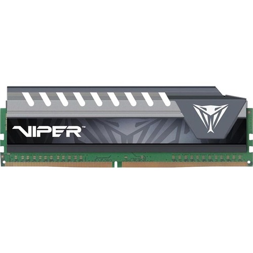 Patriot Memory Viper Elite Series DDR4 8GB 2133MHz (Gray) - 8 GB - DDR4-2133/PC4-17000 DDR4 SDRAM - 2133 MHz - 1.20 V - Retail - Non-ECC - Unbuffered - 288-pin - DIMM - Lifetime Warranty