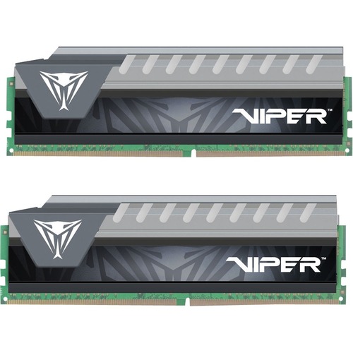 Patriot Memory Viper Elite 16GB (2 x 8GB) DDR4 SDRAM Memory Kit - 16 GB (2 x 8GB) - DDR4-2133/PC4-17000 DDR4 SDRAM - 2133 MHz - 1.20 V - Retail - Non-ECC - Unbuffered - 288-pin - DIMM - Lifetime Warranty