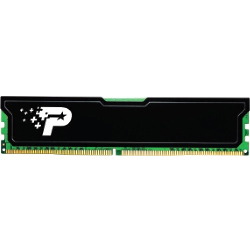 Patriot Memory Signature Line DDR4 8GB 2400MHz UDIMM with Heatshield - For Desktop PC - 8 GB (1 x 8GB) - DDR4-2400/PC4-19200 DDR4 SDRAM - 2400 MHz Dual-rank Memory - CL17 - 1.20 V - Non-ECC - Unbuffered - 288-pin - DIMM - Lifetime Warranty