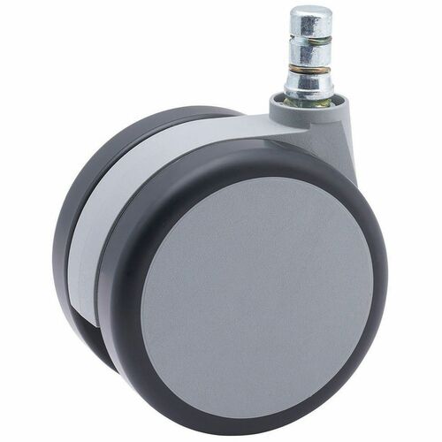 Master Caster 3" Heavy-Duty Gemini Casters - 3" (76.20 mm) Diameter - 99.79 kg - Urethane - Black, Gray - 5 / Set - Casters - MAS70415