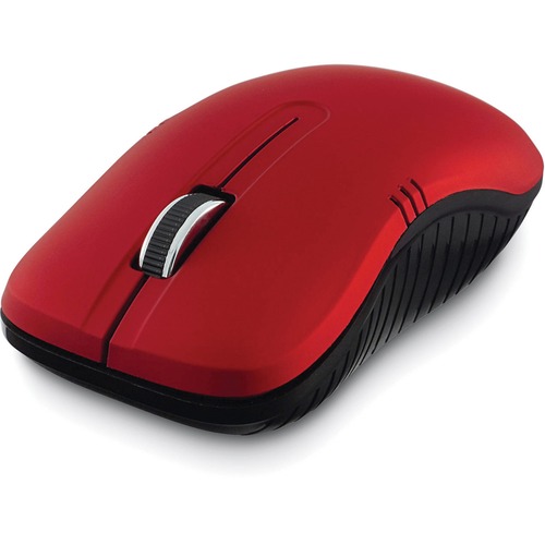 Verbatim Wireless Notebook Optical Mouse, Commuter Series - Matte Red - Optical - Wireless - Radio Frequency - Matte Red - 1 Pack - USB Type A - 1200 dpi - Scroll Wheel - Symmetrical