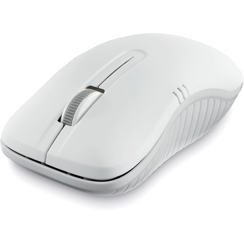 Verbatim Wireless Notebook Optical Mouse, Commuter Series - Matte White - Optical - Wireless - Radio Frequency - Matte White - 1 Pack - USB Type A - 1200 dpi - Scroll Wheel - 3 Button(s) - Symmetrical