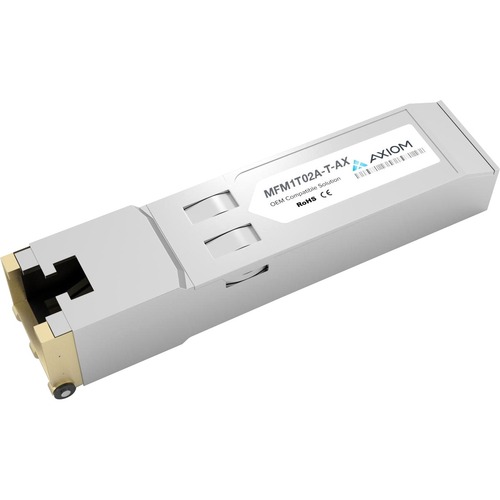 Axiom 10GBASE-T SFP+ Transceiver for Mellanox - MFM1T02A-T - 100% Mellanox Compatible 10GBASE-T SFP+