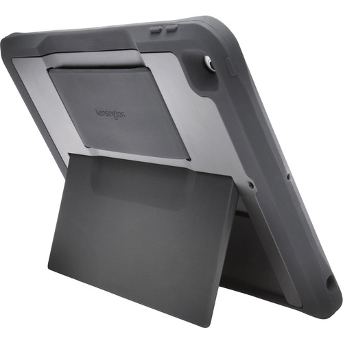 Kensington Carrying Case for 9.7" Apple iPad Tablet - Scratch Resistant, Anti-slip, Damage Resistant, Impact Resistant, Drop Resistant, Strain Resistant - Silicone Strap, Polycarbonate - Textured - Hand Strap - 0.70" (17.78 mm) Height x 10.20" (259.08 mm) - Briefcases - KMW97704
