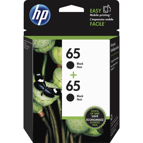 HP 65 (1VU22AN) Ink Cartridge - Black - 120 Images
