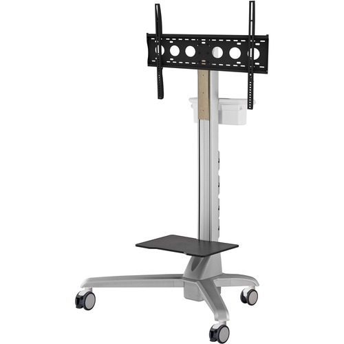 Amer Mobile Media Conference Computer / TV Display Cart with Motorized Lift - Up to 65" Screen Support - 80.01 kg Load Capacity - 70.12" (1781 mm) Height x 44.29" (1125 mm) Width x 31.65" (804 mm) Depth - Steel, Plastic, Aluminum Alloy