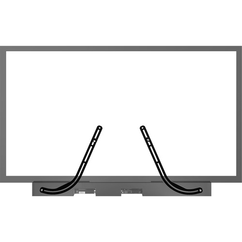 Kanto SB100 Mounting Bracket for Sound Bar Speaker, Flat Panel Display - Black - 22 lb Load Capacity - Steel - 1