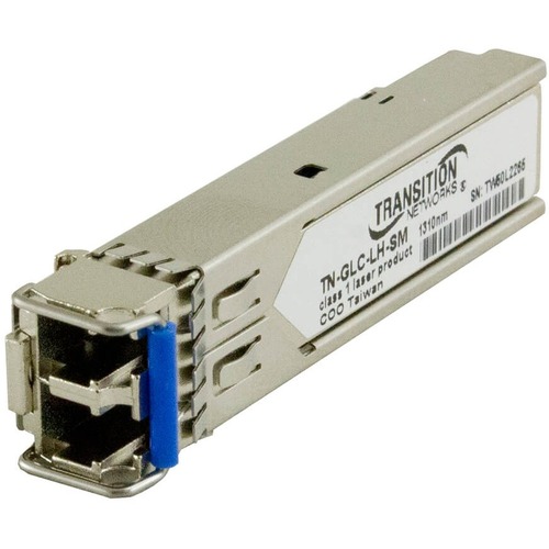 Transition Networks TN-GLC-xxx SFP (mini-GBIC) Module - For Optical Network, Data Networking - 1 x LC Duplex 1000Base-LX Network - Optical Fiber - Single-mode - Gigabit Ethernet - 1000Base-LX - Hot-pluggable