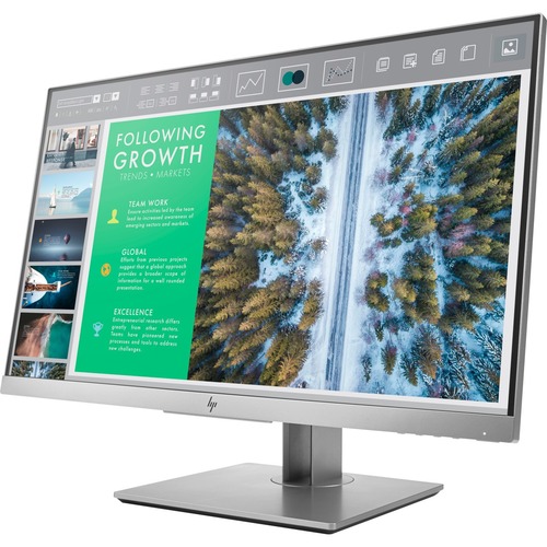 HP Business E243 Full HD LCD Monitor - 16:9 - 23.8" Viewable - LED Backlight - 1920 x 1080 - 250 Nit - 5 ms - HDMI - VGA - DisplayPort - USB Hub