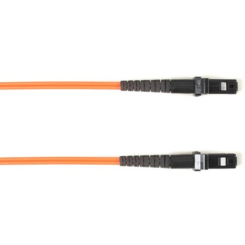 Black Box Fiber Optic Patch Network Cable - 9.80 ft Fiber Optic Network Cable for Network Device - First End: 1 x MT-RJ Network - Male - Second End: 1 x MT-RJ Network - Male - 1 Gbit/s - Patch Cable - OFNR - 62.5/125 µm - Orange - TAA Compliant