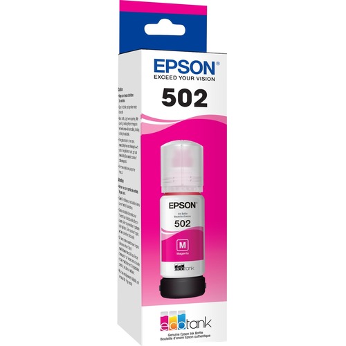 Epson T502, Magenta Ink Bottle - Inkjet - Magenta