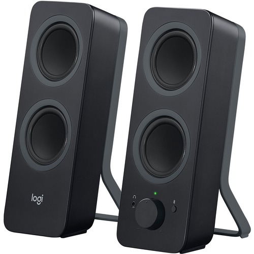 Logitech Z207 Bluetooth Speaker System - 5 W RMS - Black - 2 Pack