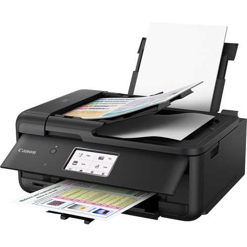 Canon PIXMA TR8520 Wireless Inkjet Multifunction Printer-Color-Copier/Fax/Scanner-4800x1200 Print-Automatic Duplex Print-200 sheets Input-Color Scanner-1200 Optical Scan-Color Fax-Ethernet-Wireless LAN-Canon Mobile Printing - Copier/Fax/Printer/Scanner - 