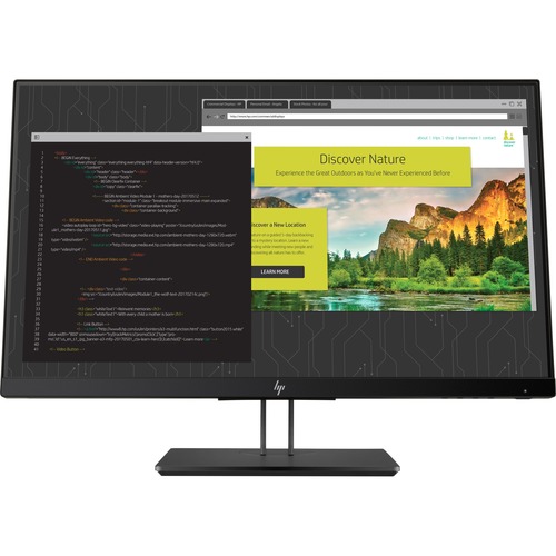 HP Z24nf G2 Full HD LCD Monitor - 16:9 - 23.8" Viewable - 1920 x 1080 - 250 Nit - 5 ms - HDMI - VGA - DisplayPort