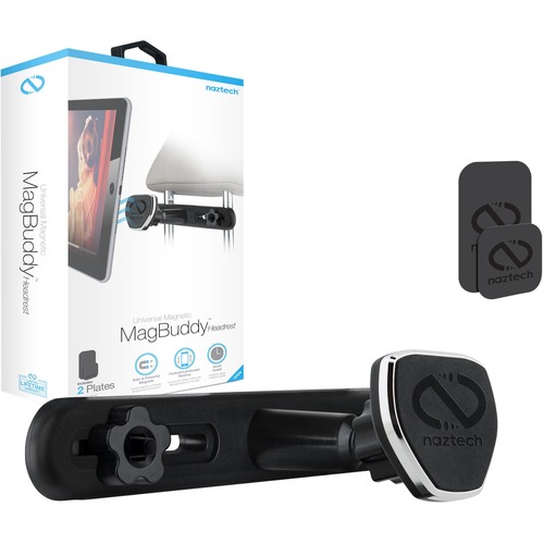 Hypercel MagBuddy Vehicle Mount for Smartphone, iPhone, Tablet, iPad, iPad Air, iPad mini - Black - Black