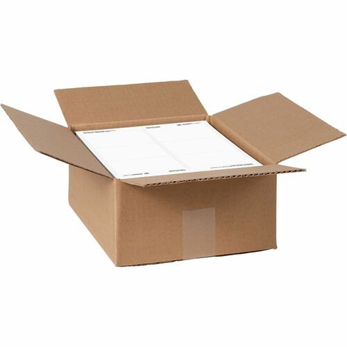 Avery® Shipping Address Labels, Full Sheet Labels, Permanent, 500 Labels (91200) - 8 1/2" Width x 11" Length - Permanent Adhesive - Laser - White - Paper - 1 / Sheet - 500 Total Sheets - 500 Total Label(s) - 1 - Permanent Adhesive, Stick & Stay, Jam-f