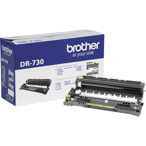 Brother Genuine DR-730 Mono Laser Drum Unit - Laser Print Technology - 12000 Pages - 1 Each
