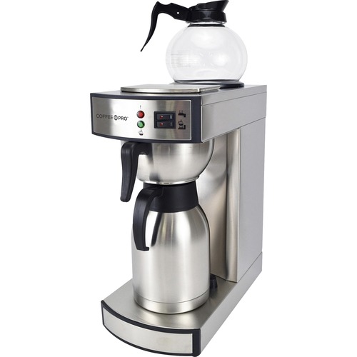 Coffee Pro Commercial Coffeemaker - 2.32 quart - Stainless Steel - Stainless Steel Body