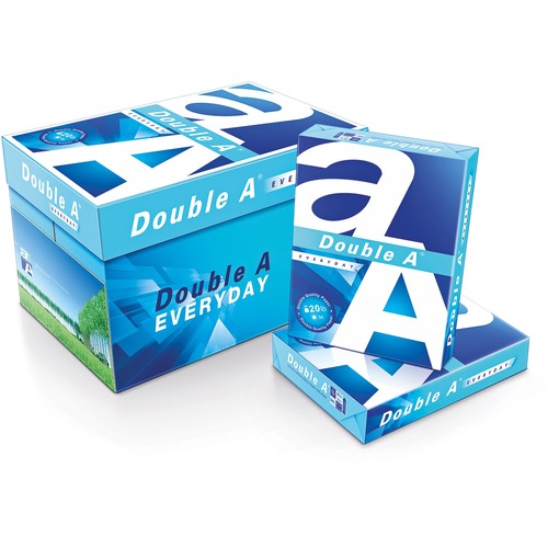 Double A Everyday Multipurpose Copy Paper - White - 96 Brightness - Ledger - 11" x 17" - 20 lb Basis Weight - Smooth - White - 500 Sheets per Ream - 5 / Carton