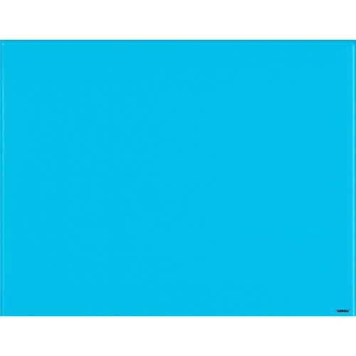 Lorell Magnetic Glass Color Dry Erase Board - 48" (4 ft) Width x 36" (3 ft) Height - Blue Glass Surface - Rectangle - Mount - Assembly Required - 1 Each