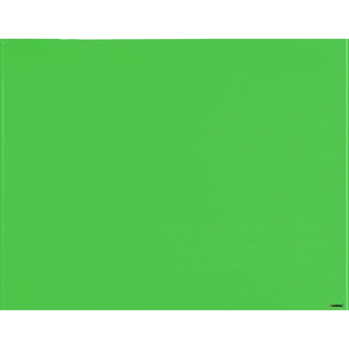 Lorell Magnetic Glass Color Dry Erase Board - 48" (4 ft) Width x 36" (3 ft) Height - Green Glass Surface - Rectangle - Mount - Assembly Required - 1 Each