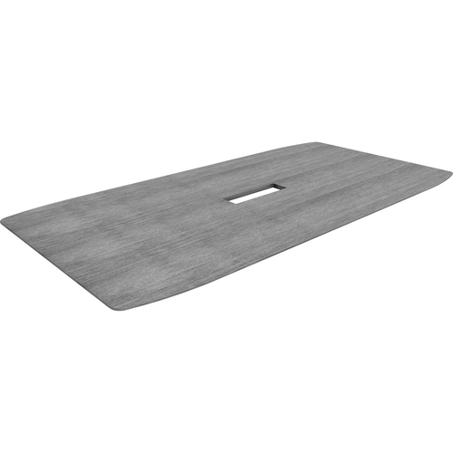 Lorell Charcoal Laminate Rectangular Conference Tabletop - Weathered Charcoal Laminate Rectangle Top - 96" Table Top Width x 48" Table Top Depth x 1" Table Top Thickness - Assembly Required - Meeting & Conference Room Tables - LLR59688