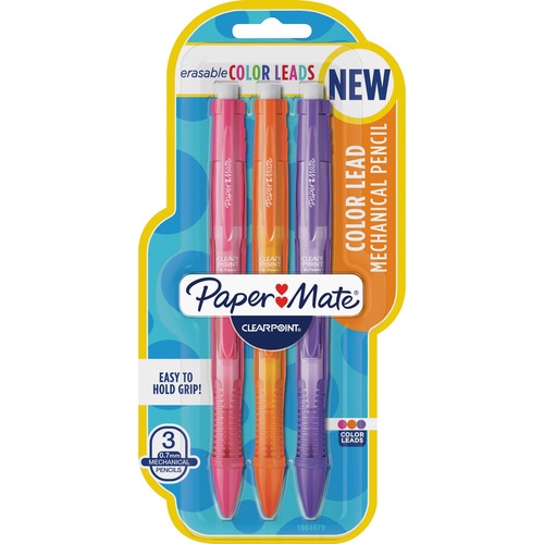 Paper Mate Clearpoint Mechanical Pencils - 0.7 mm Lead Diameter - Refillable - 3 / Pack