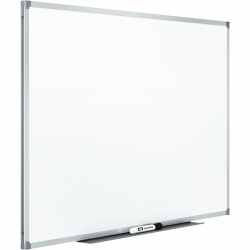 Quartet Standard DuraMax Magnetic Whiteboard - 48" (4 ft) Width x 36" (3 ft) Height - White Porcelain Surface - Silver Aluminum Frame - Rectangle - Horizontal/Vertical - Magnetic - Assembly Required - 1 Each - TAA Compliant